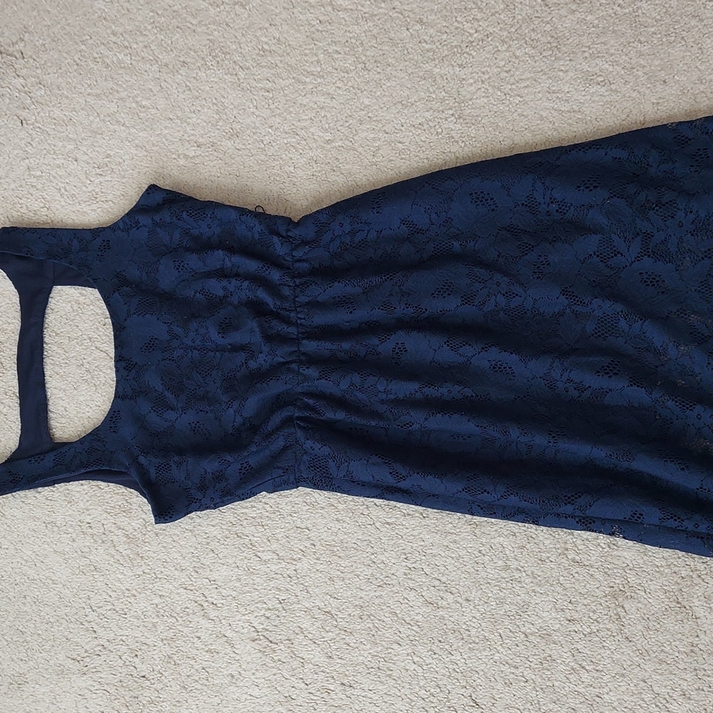 💥Trixxi navy blue midi dress 4